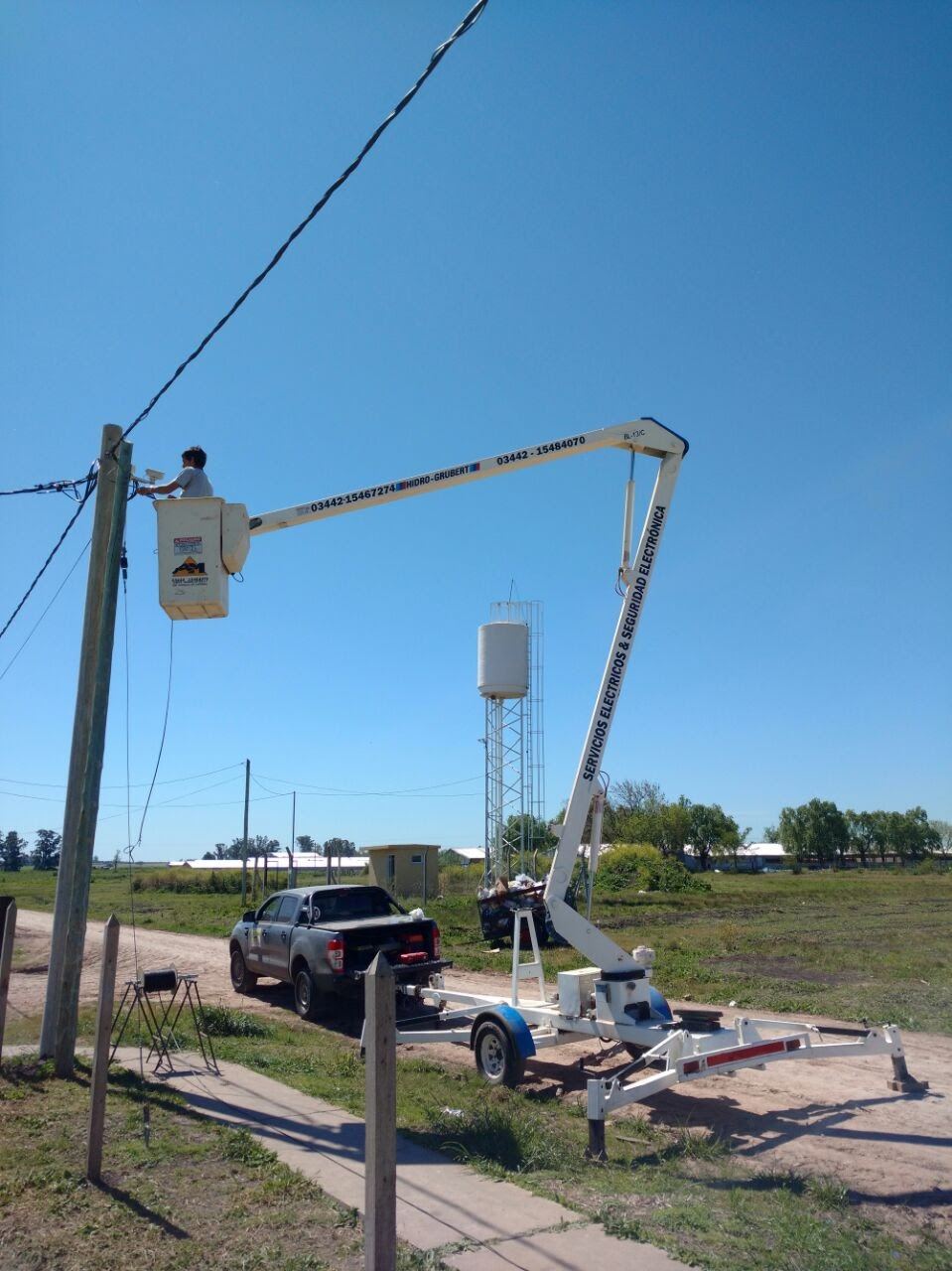 Montaje eléctrico de decantadora de lodos